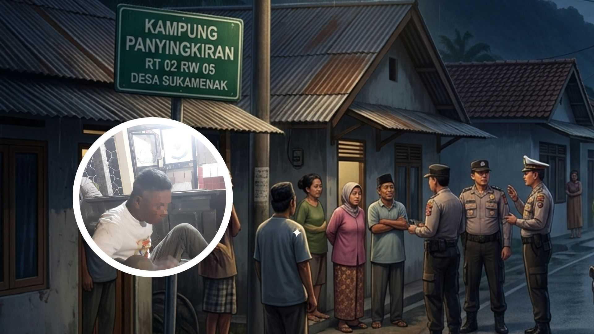 Pria Mabuk yang Resahkan Warga Wanaraja Garut Diamankan Polisi